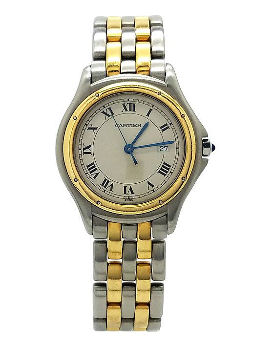 cartier cougar 18k yellow gold